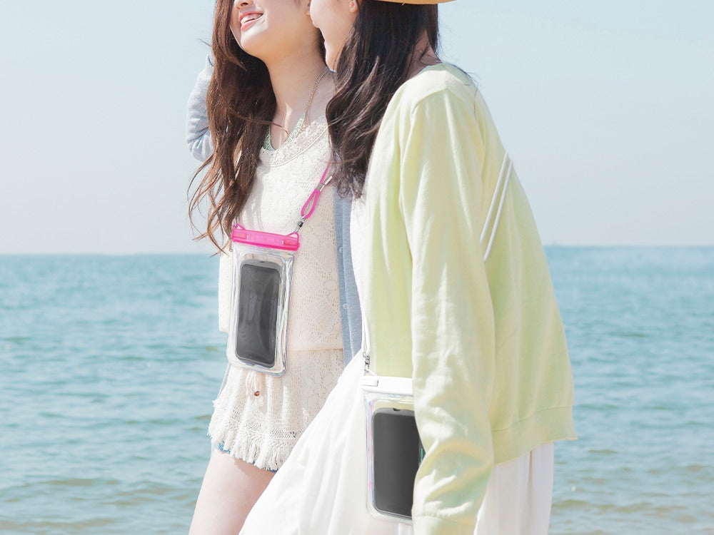 OWLTECH オウルテック 蓄光×オーロラ 防水スマホケース 防水・防塵 防水バッグ ショルダー アウトドア マリンスポーツ OWL-WPCSP22R