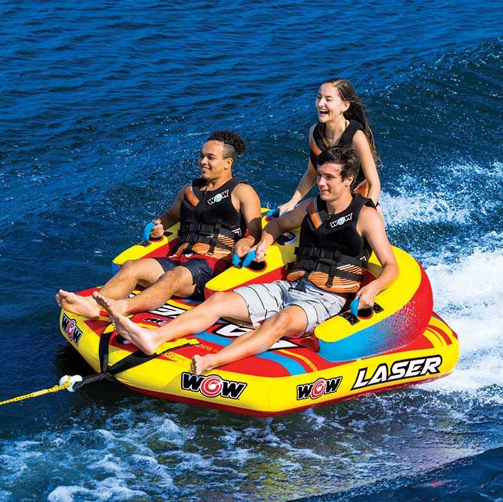 WOW レーザー LASER 3 ウォータートーイ バナナボート トーイングチューブ ゴムボート  23-WTO-4644