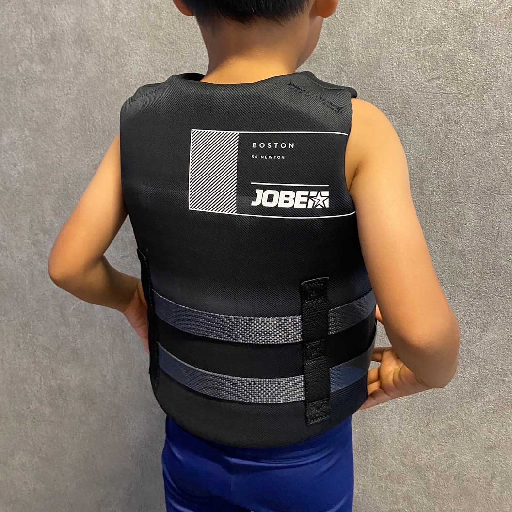 Jobe Neoprene Life Vest Life Jacket for Kids Black Life Jacket for Children Black 244921009