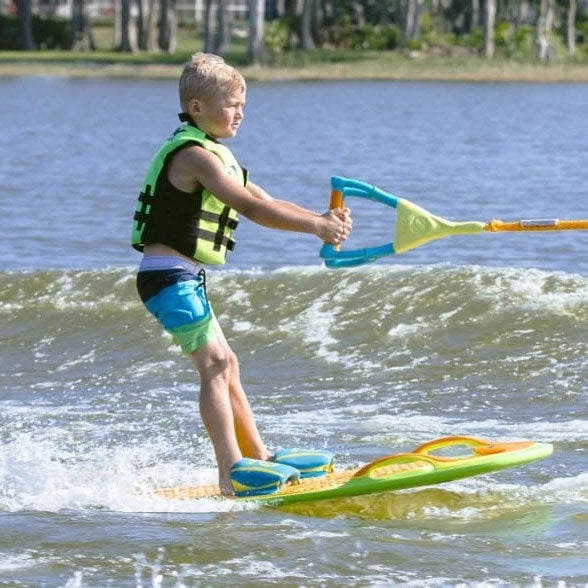 ZUP Board Zap Board & Handle Line Set 44334 Towing Banana Boat Wakeboard Surf