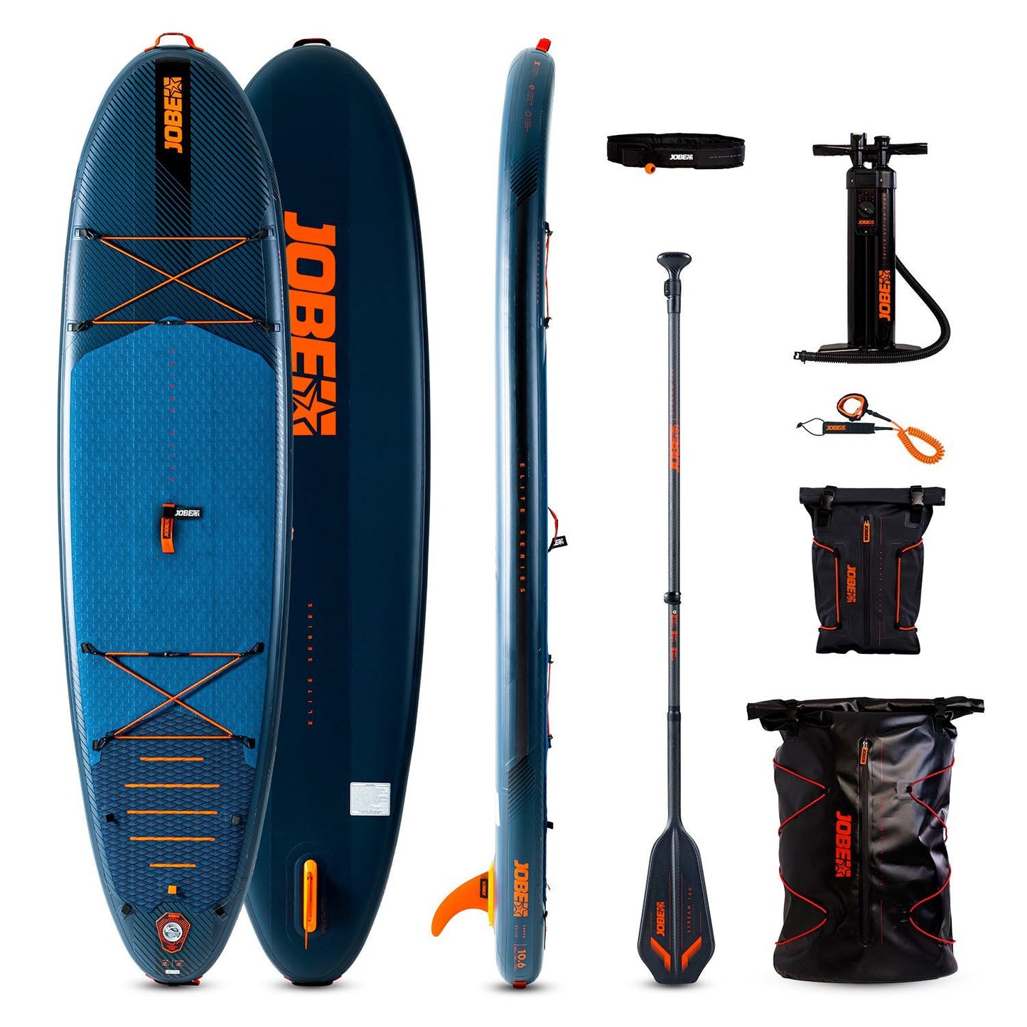 Jobe SUP Stand Up Paddle Board Aero Yarra Elite Aero Yarra Elite SUP Board 10.6 Package Inflatable Full Set 486423011