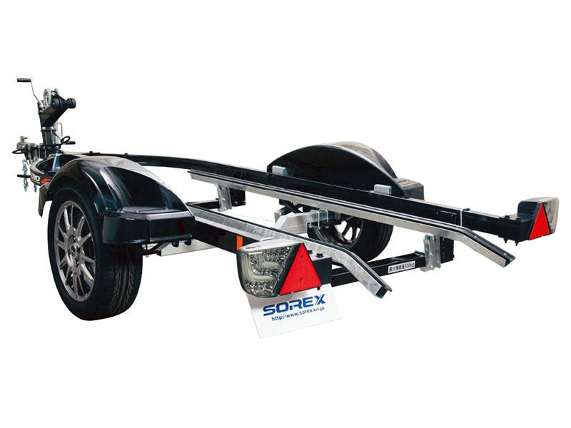 SOREX ZERO 550B 1 boat capacity Steel frame Small 8 number small car Maximum load capacity 550kg Trailer