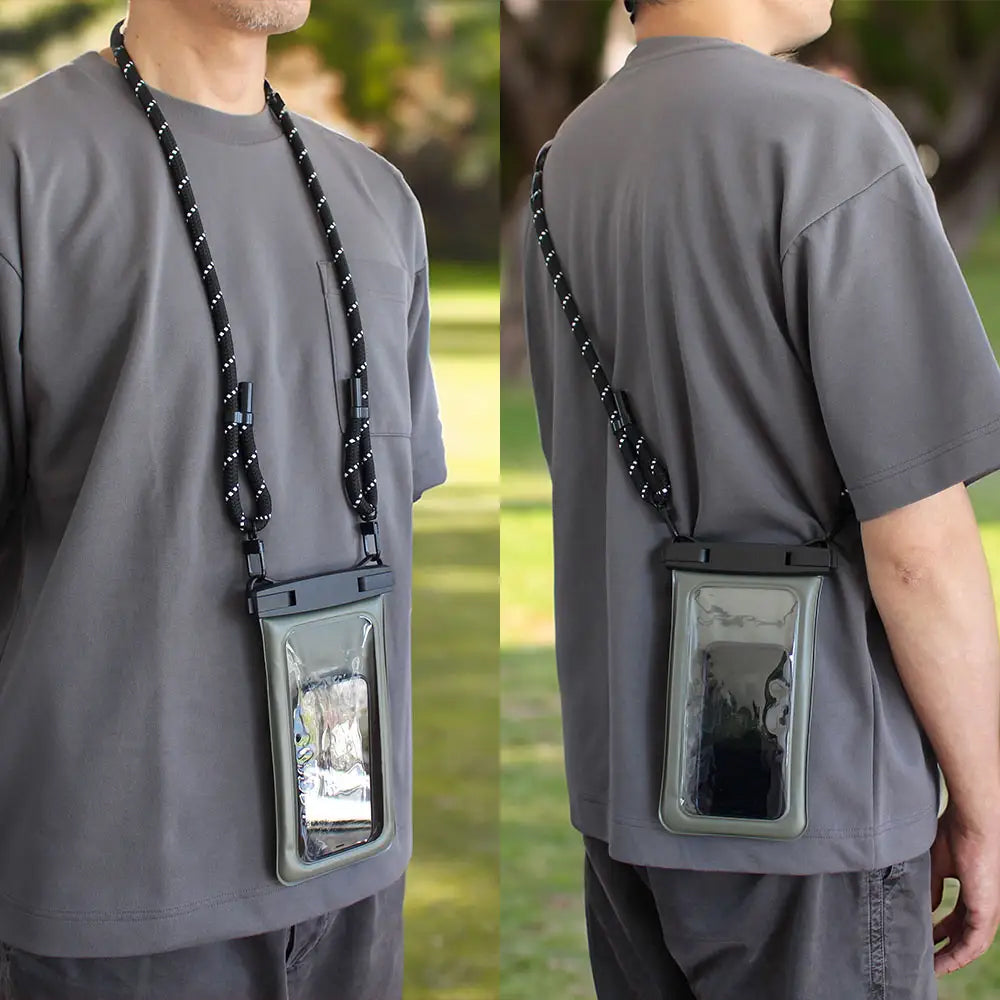 OWLTECH オウルテック スマホ防水ケース 10mm極太ストラップ アウトドア マリンスポーツ OWL-WPCSP20