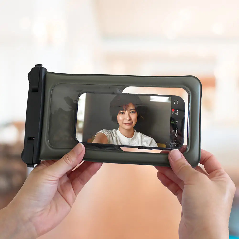 OWLTECH オウルテック スマホ防水ケース 10mm極太ストラップ アウトドア マリンスポーツ OWL-WPCSP20