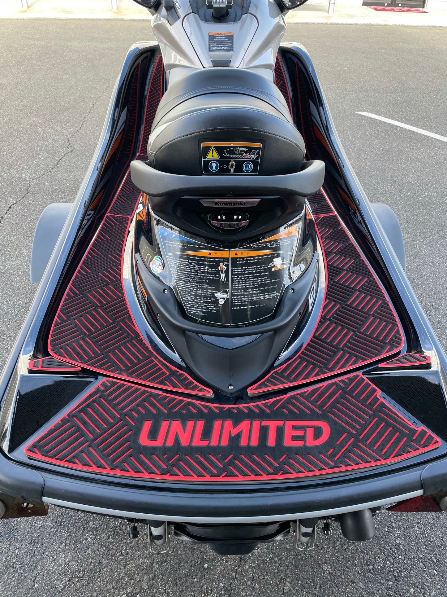 Deck mat with tape Checkered for ULTRA UNLIMITED UL51021 Kawasaki jet ski