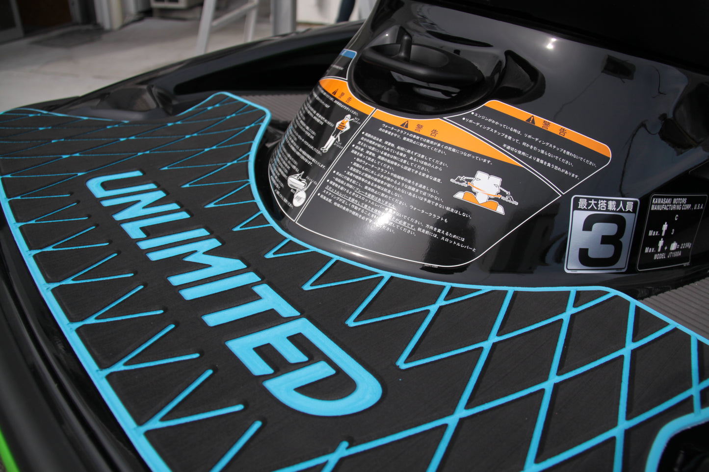 SEADOO Deck Mat with Tape RXP-X Diamond Various Colors UNLIMITED UL51103 SEADOO BOMBARDIER Jet Ski