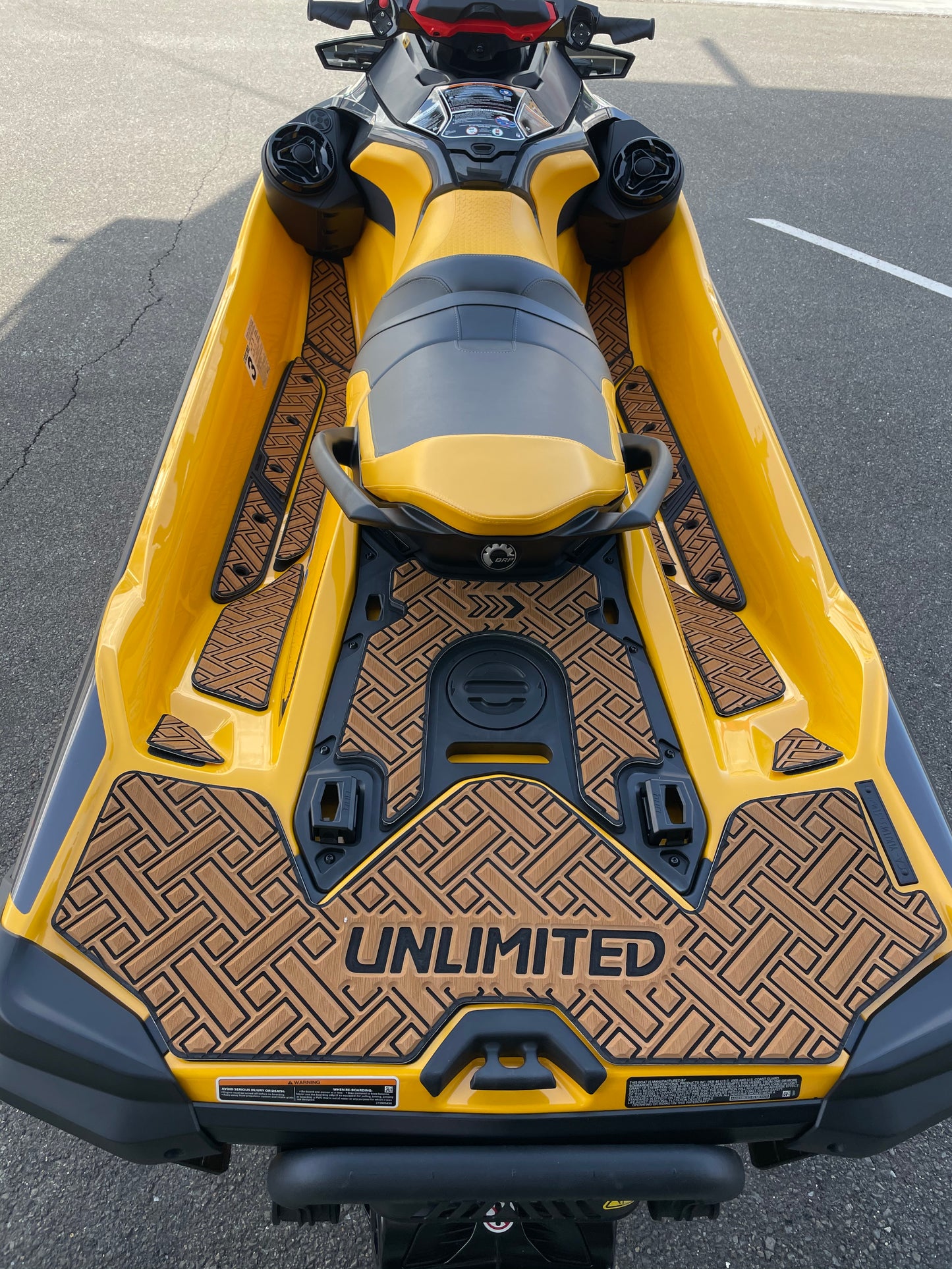 SEADOO デッキマット テープ付き  RXT-X レクタングル 各色 UNLIMITED UL51131 シードゥ  BOMBARDIER  ジェットスキー