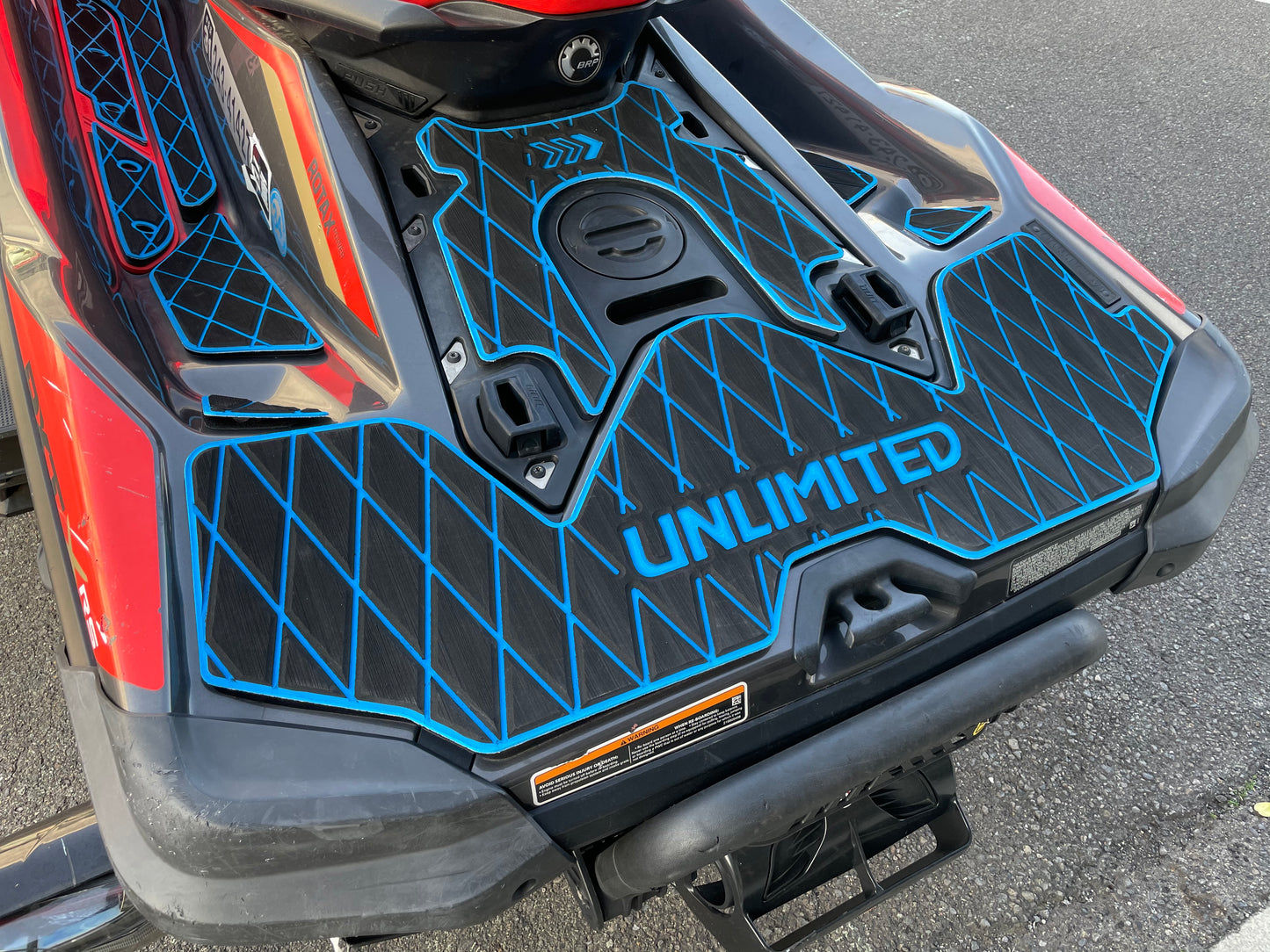 SEADOO Deck Mat with Tape RXT230 / GTX / GTX LTD / WAKE PRO 230 (2019~) UL51102 Diamond UNLIMITED SEADOO BOMBARDIER Jet Ski