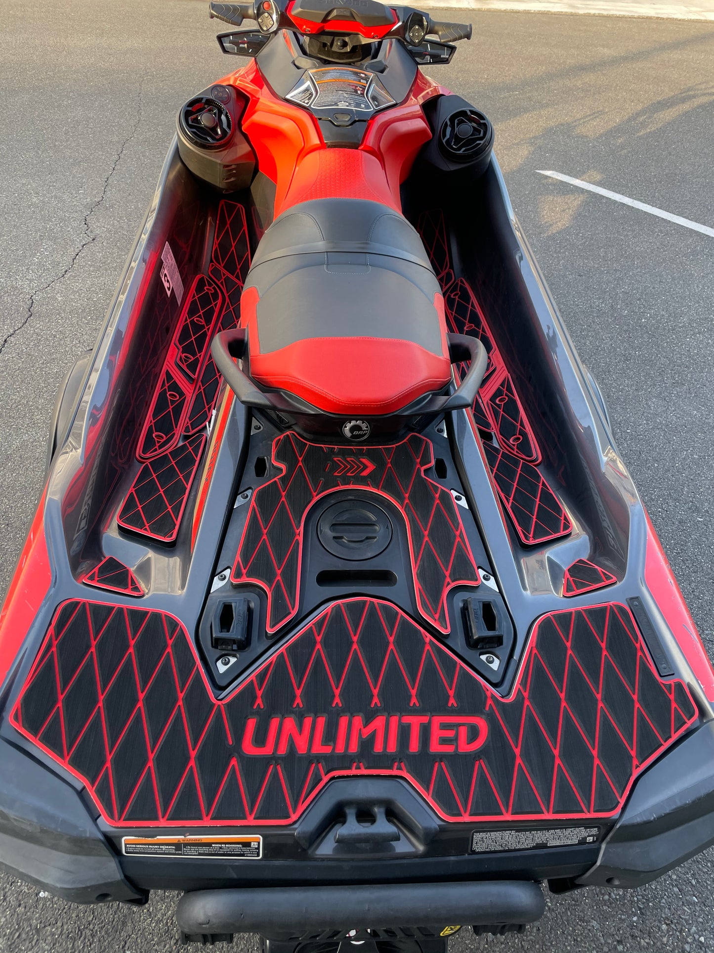 SEADOO Deck Mat with Tape RXT-X Diamond Various Colors UNLIMITED UL51101 SEADOO BOMBARDIER Jet Ski
