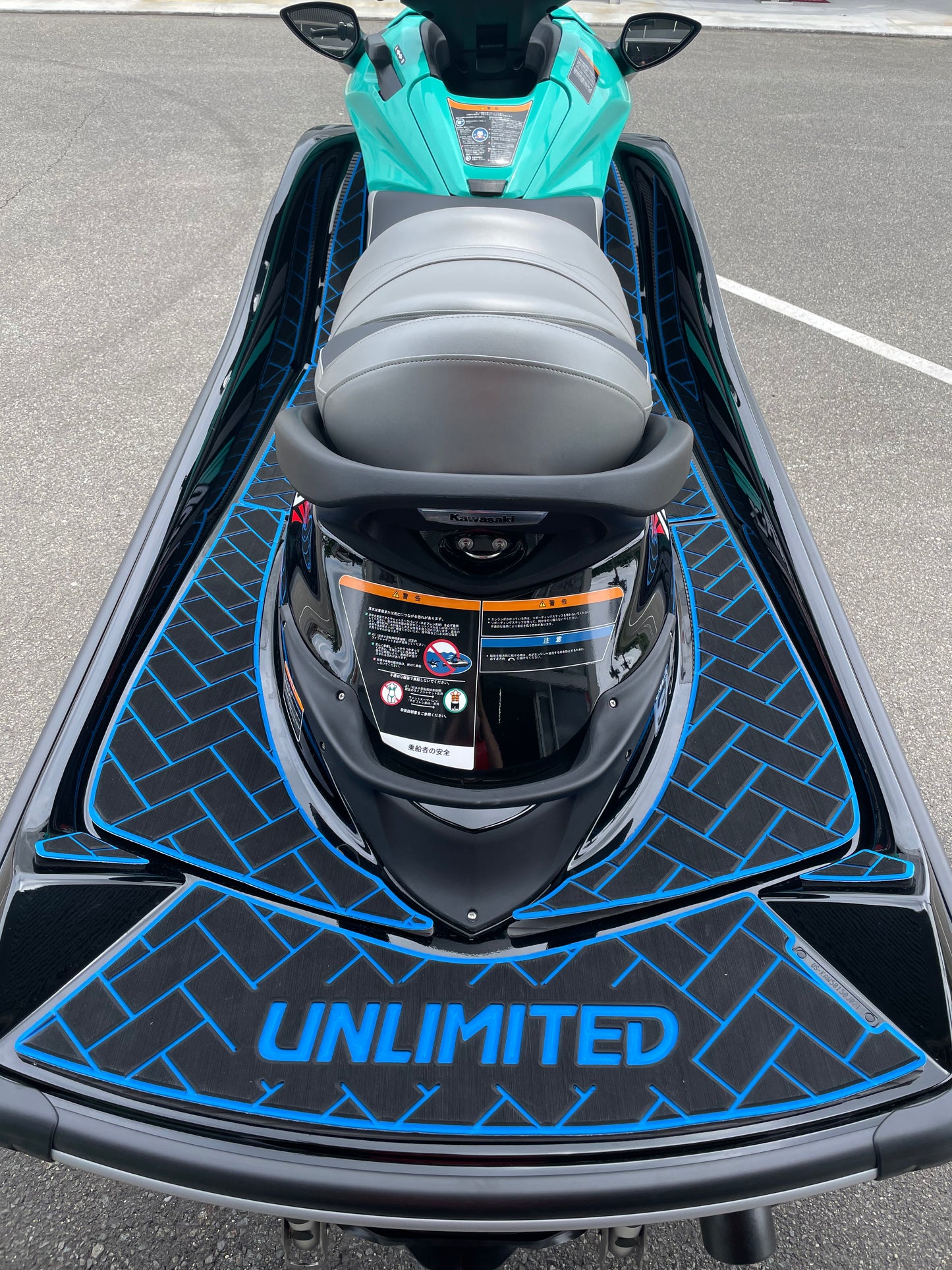 Deck mat with tape Brick for ULTRA UNLIMITED UL51011 Kawasaki jet ski