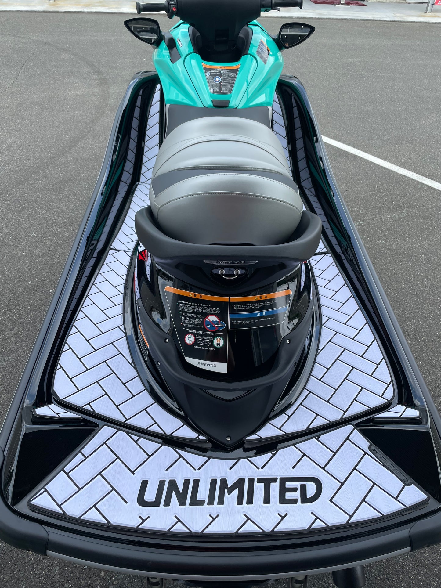 Deck mat with tape Brick for ULTRA UNLIMITED UL51011 Kawasaki jet ski