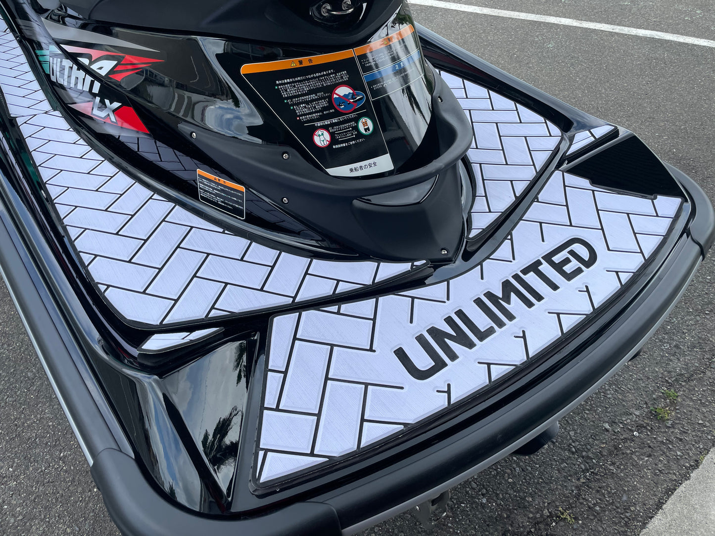 Deck mat with tape Brick for ULTRA UNLIMITED UL51011 Kawasaki jet ski