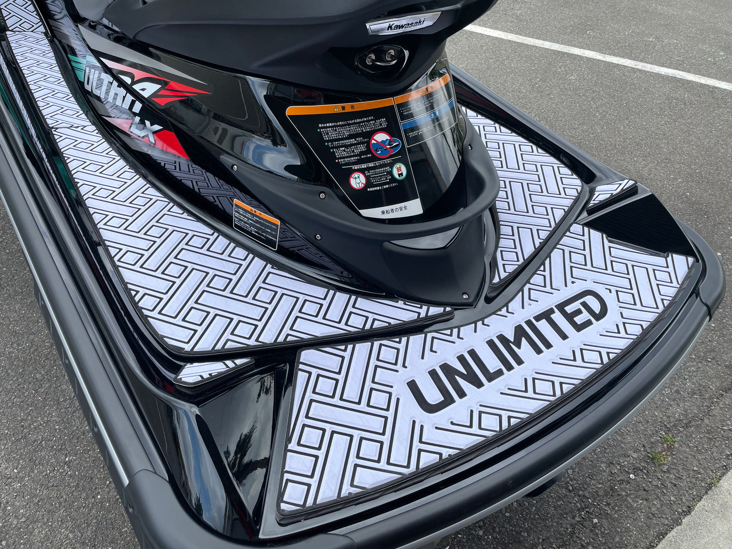Deck mat with tape Rectangle for ULTRA UNLIMITED UL51031 Kawasaki jet ski