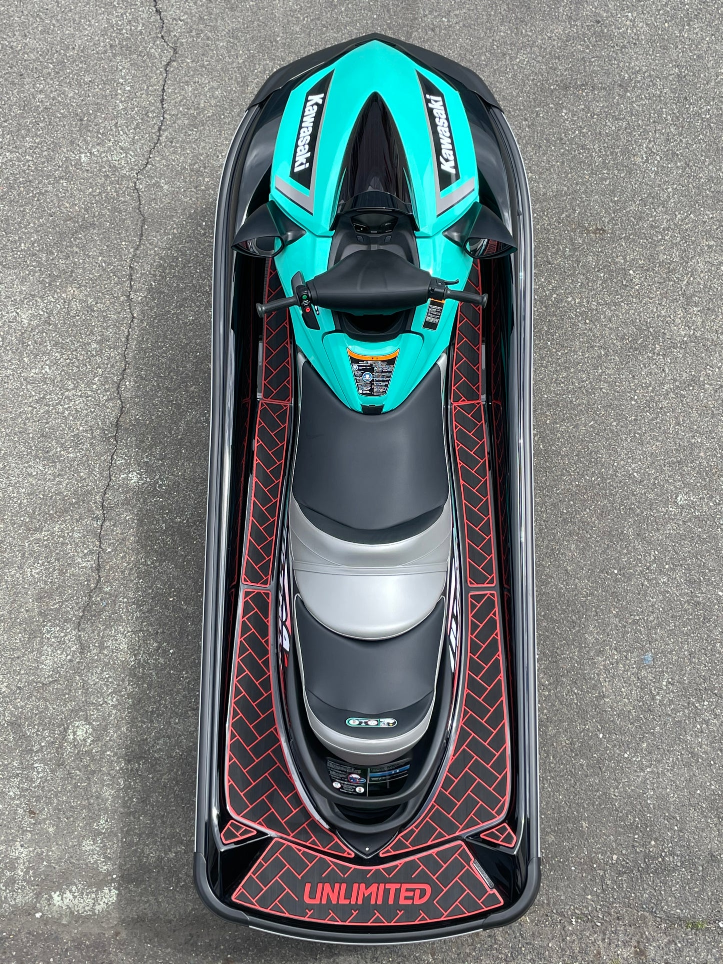 Deck mat with tape Brick for ULTRA UNLIMITED UL51011 Kawasaki jet ski