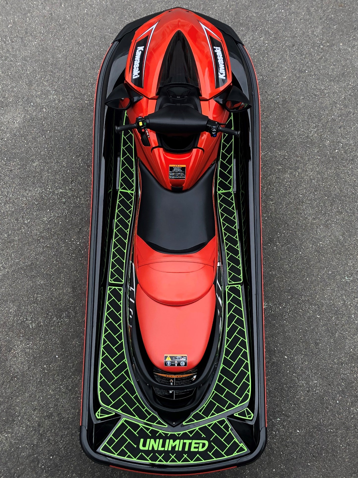 Deck mat with tape Brick for ULTRA UNLIMITED UL51011 Kawasaki jet ski