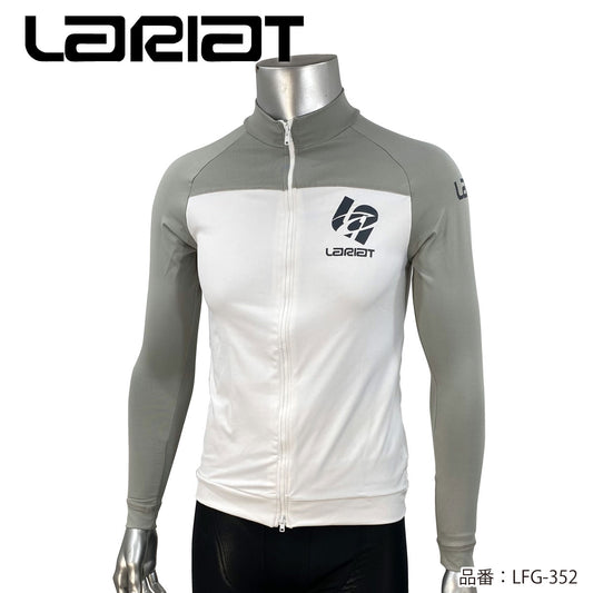 【1980円セール】LARIAT ラッシュガード 長袖 ファスナー メンズ サーフィン  LFG-352