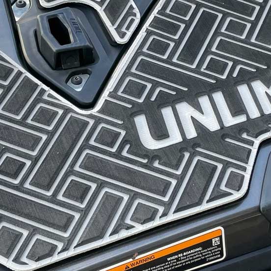SEADOO Deck Mat with Tape RXT230 / GTX / GTX LTD / WAKE PRO 230 (2019-) UL51132 Rectangle UNLIMITED Seadoo Jet Ski