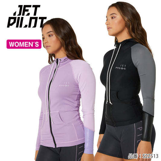 【在庫セール】JETPILOT ジェットパイロット S22513 レディース ラッシュガード 速乾  水上バイク ジェットスキー サーフィン SUP