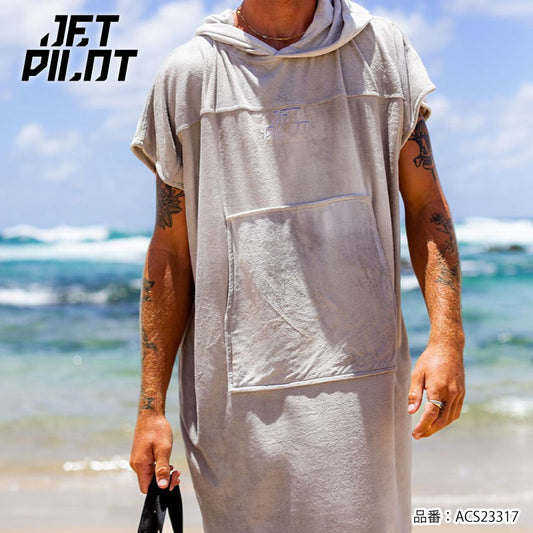 JETPILOT UNISEX VENTURE HOODIE TOWEL, Microfiber Towel, Poncho, Pool, ACS23317