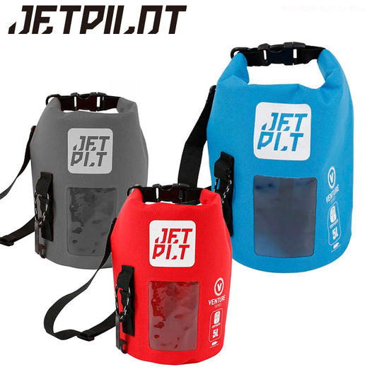JETPILOT Jet Pilot Roll Top 5 litros BOLSA IMPERMEABLE Lona Marina Deportes Barco Playa Piscina