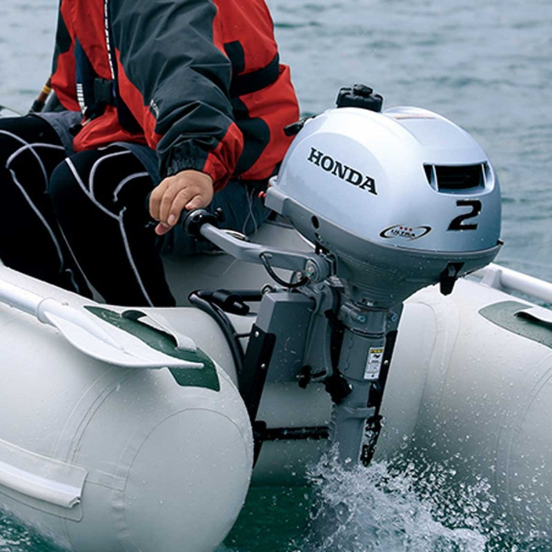 BF2DH BF2DH-SCHJ HONDA Honda Outboard Motor 2 Horsepower 4 Stroke Transom S BF2 Boat Engine 2 Horsepower Outboard Motor Small Boat Oil Included