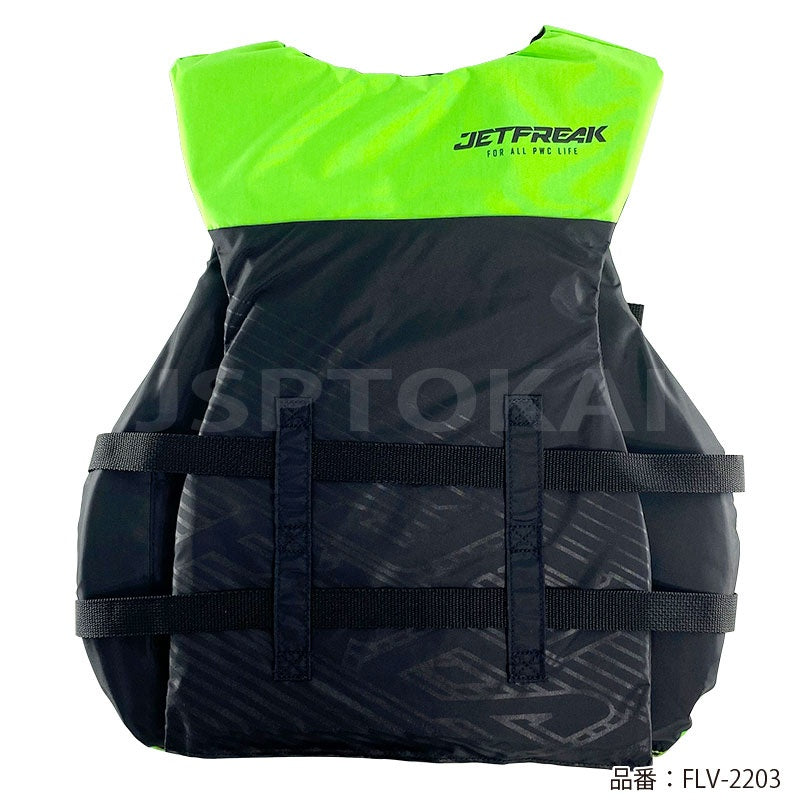 JETFREAK ライフジャケット BATTEREFLY VEST 簡易タイプ ジェットスキー 水上バイク 救命胴衣 ブラック FLV-2203