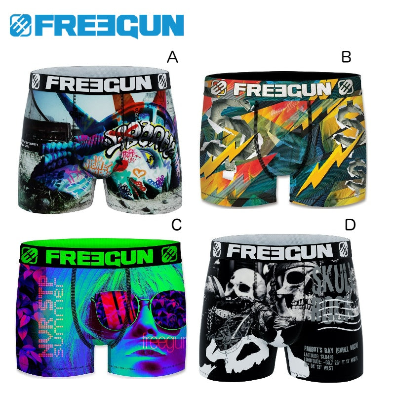 FREEGUN BOXERPANTS Freegun Boxer Shorts Men's ART Underwear Trunks