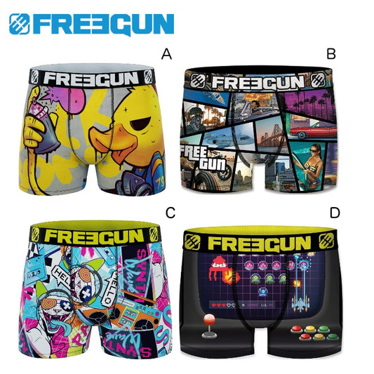 FREEGUN BOXERPANTS Men's CHARACTER Underwear Trunks