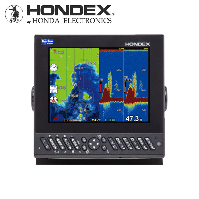 HONDEX 8.4型プロッターデジタル魚探 HDX-8CⅡ 内蔵 600W 振動子レス ホンデックス 46540