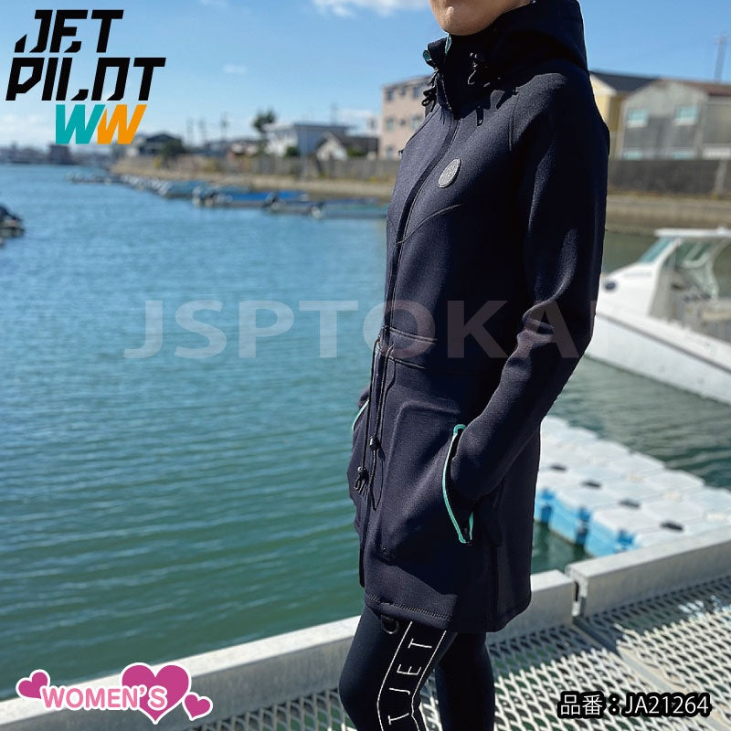 JETPILOT ジェットパイロット LONG TOUR COAT ロングマリンコート 女性用ジャケット JA22264 JA21264