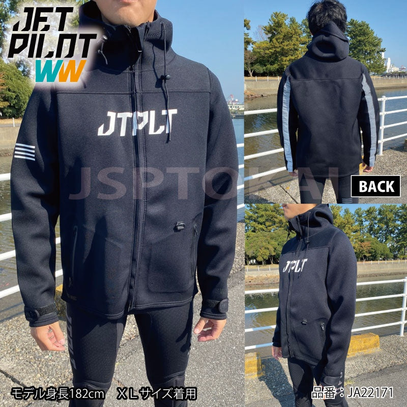 JETPILOT ジェットパイロット RX TOUR COAT フロントファスナー JA22171BK