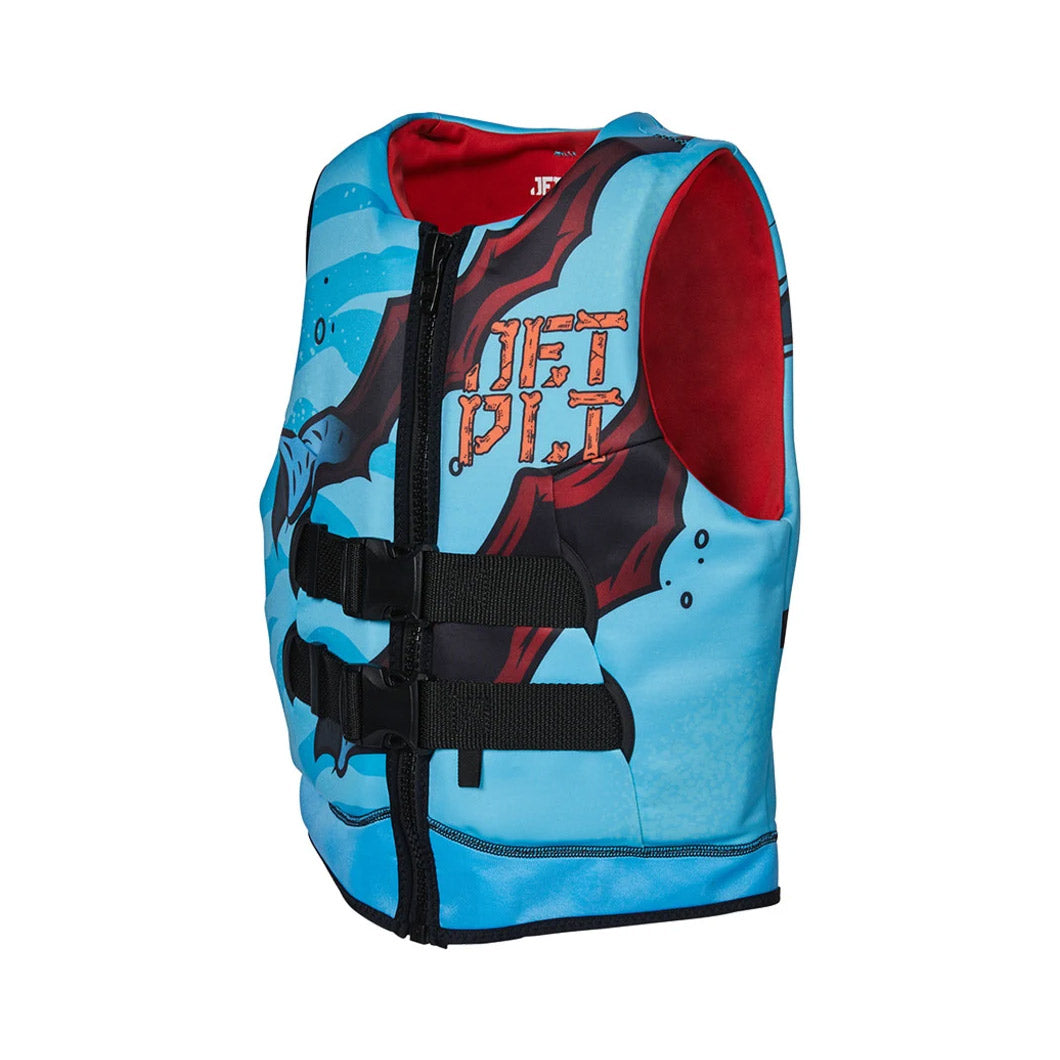 【20% DE DESCUENTO】Chaleco salvavidas JETPILOT para niños, chaleco de flotación JETPILOT JA22211B para piscina, playa, río, juegos acuáticos, junior.