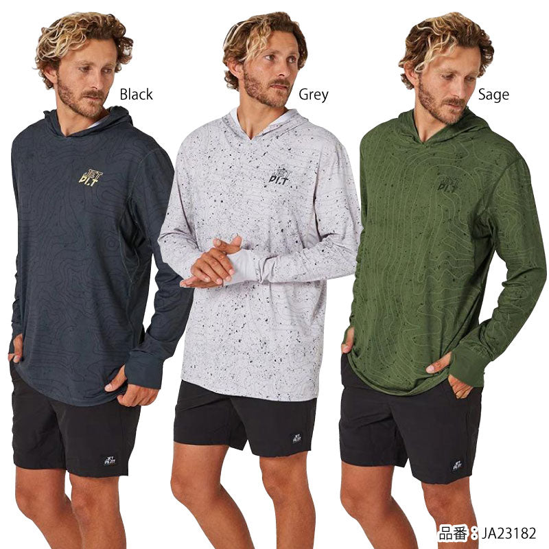 【新作】 ジェットパイロット VENTURE LS FISHING PULLOVER メンズ ラッシュガード ジJETPILOT JA23182