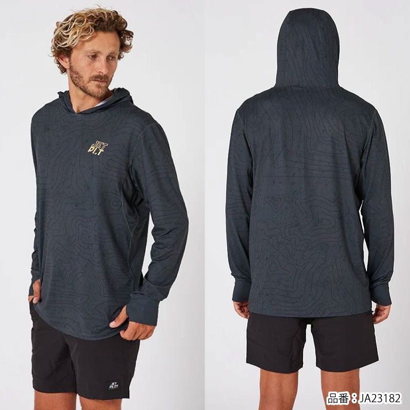 【新作】 ジェットパイロット VENTURE LS FISHING PULLOVER メンズ ラッシュガード ジJETPILOT JA23182
