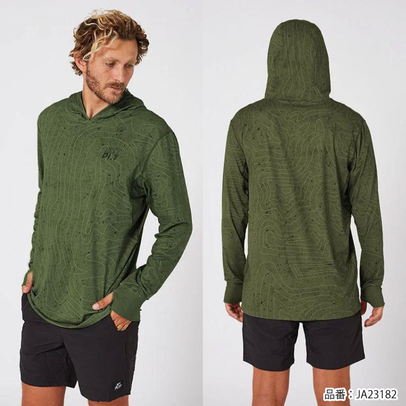 【新作】 ジェットパイロット VENTURE LS FISHING PULLOVER メンズ ラッシュガード ジJETPILOT JA23182