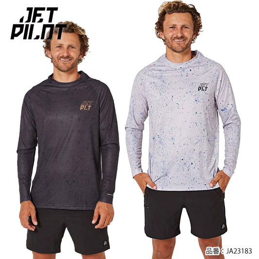 JETPILOT VENTURE HYDRO TEE Jet Pilot Rash Shirt Long Sleeve Men's JA23183