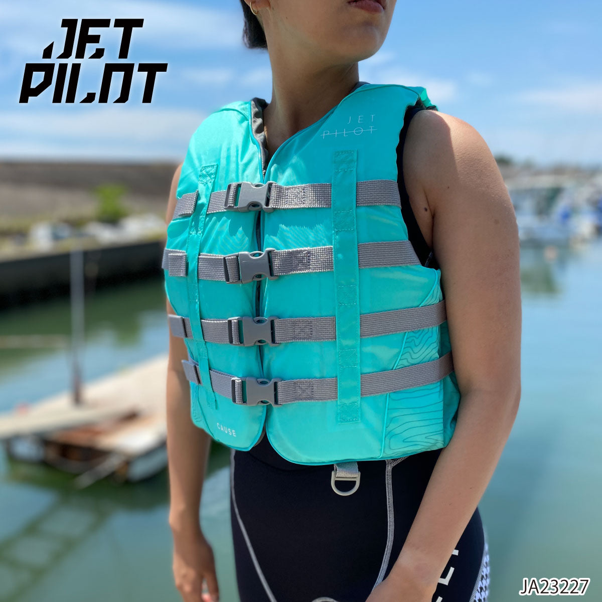 【在庫セール】JETPILOT  ジェットパイロット ライフジャケット 小型船舶特殊 ジェットスキー 女子 JA23227CGA