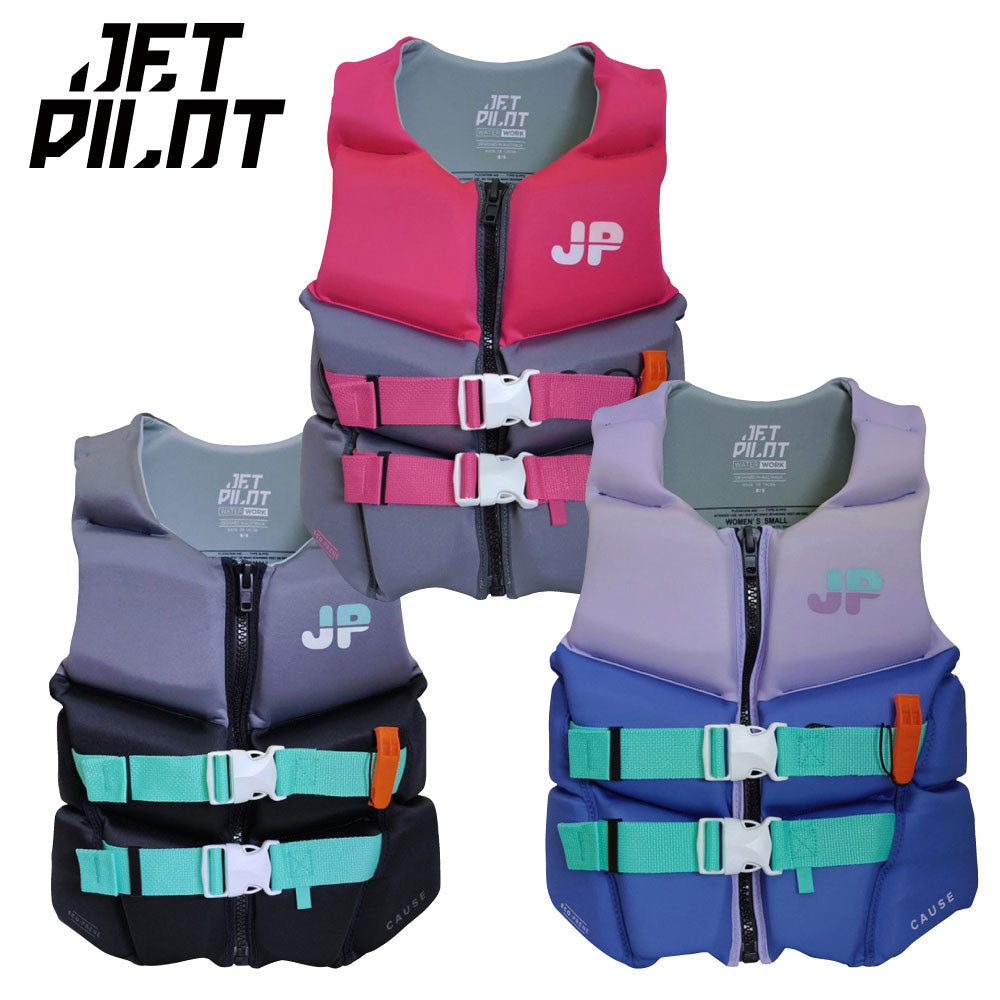 JETPILOT ジェットパイロット CAUSE 女性 ジェットスキー ライフジャケット 小型船舶特殊 JA24207CGA