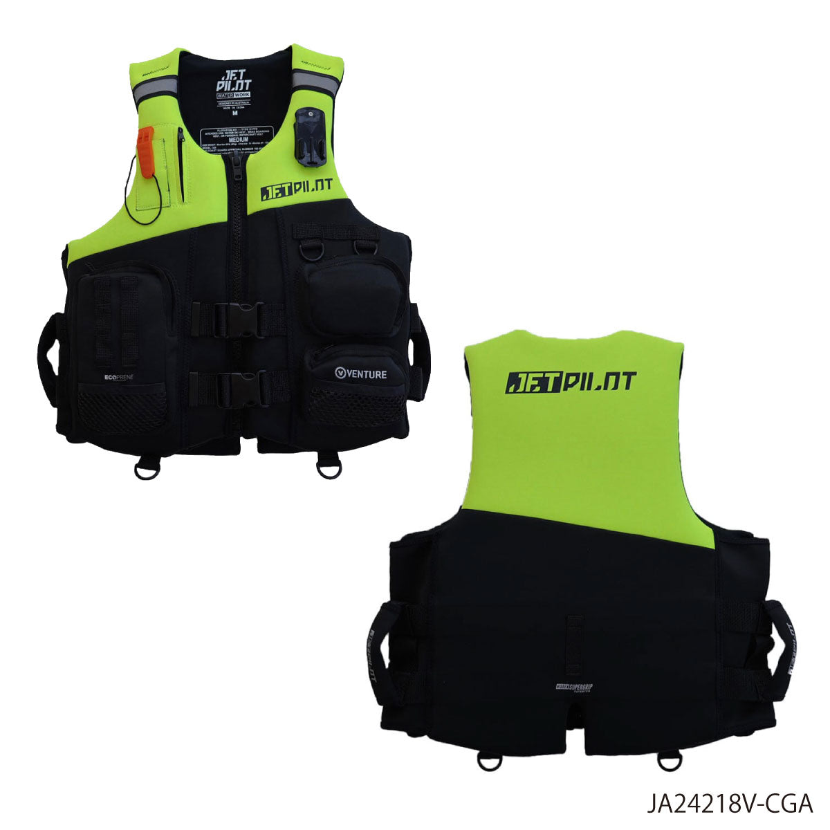 2026新色 JETPILOT VENTURE NEO CGA VEST ライフジャケット ネオプレン JCI予備検査 USコーストガード JA24218V-CGA