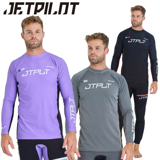 【Liquidación de inventario】JETPILOT RX VAULT LS RASHIE Rashguard Hombre Manga Larga Jetpilot JA24507