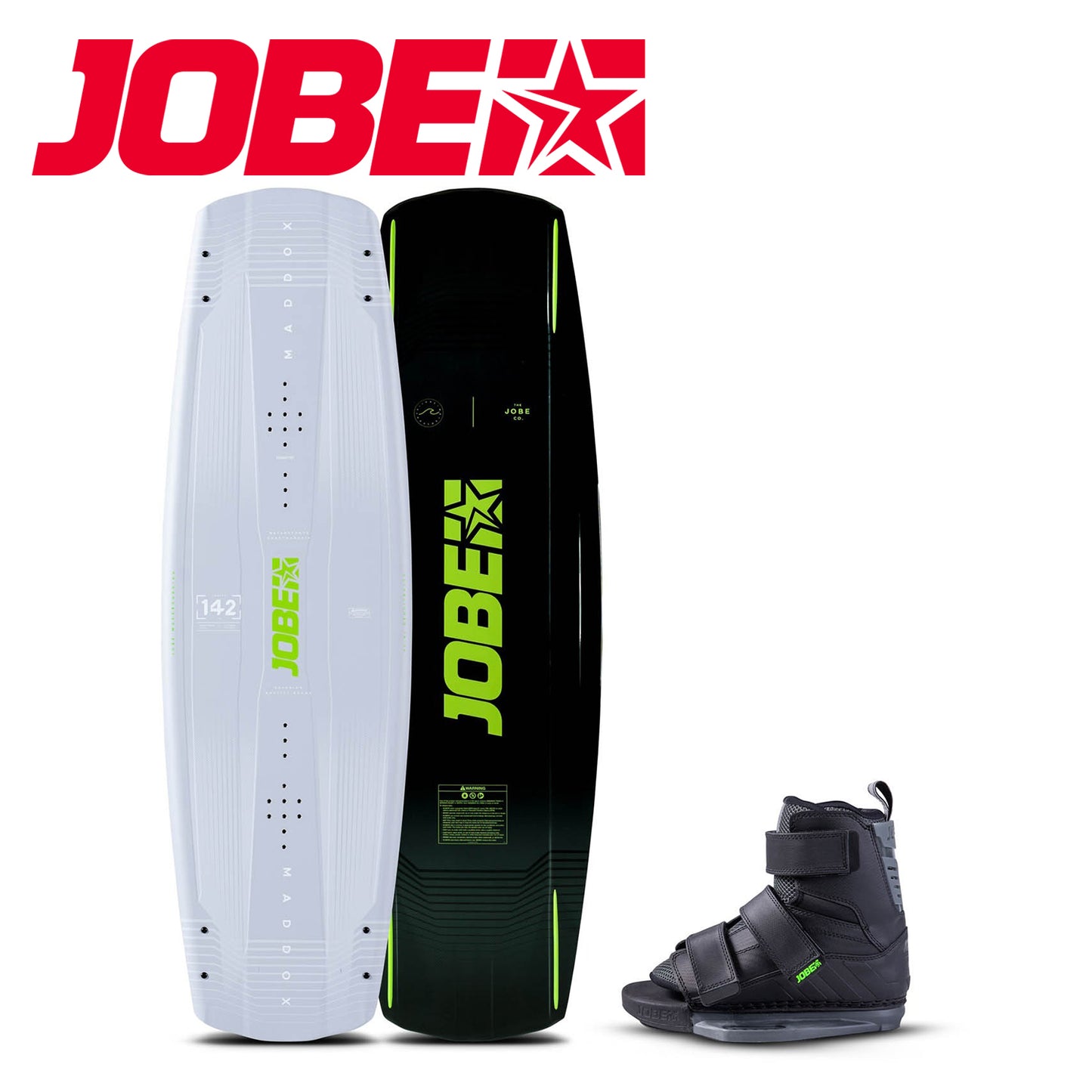 Jobe Wakeboard & Binding Set Maddox Host Binding Boots Set 278823106