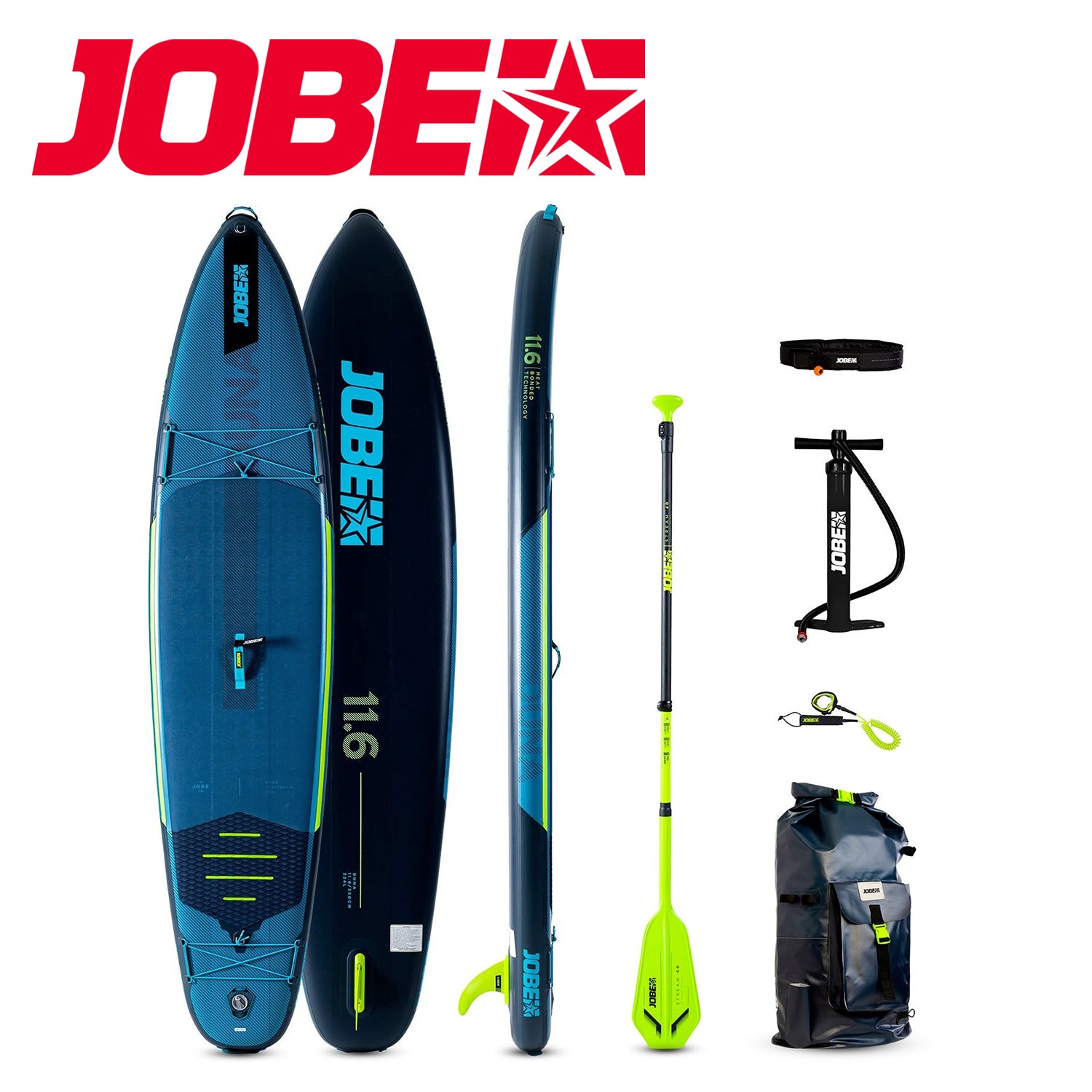 予約受付中】Jobe Duna 11.6 Inflattable Paddle Board Package Steel 