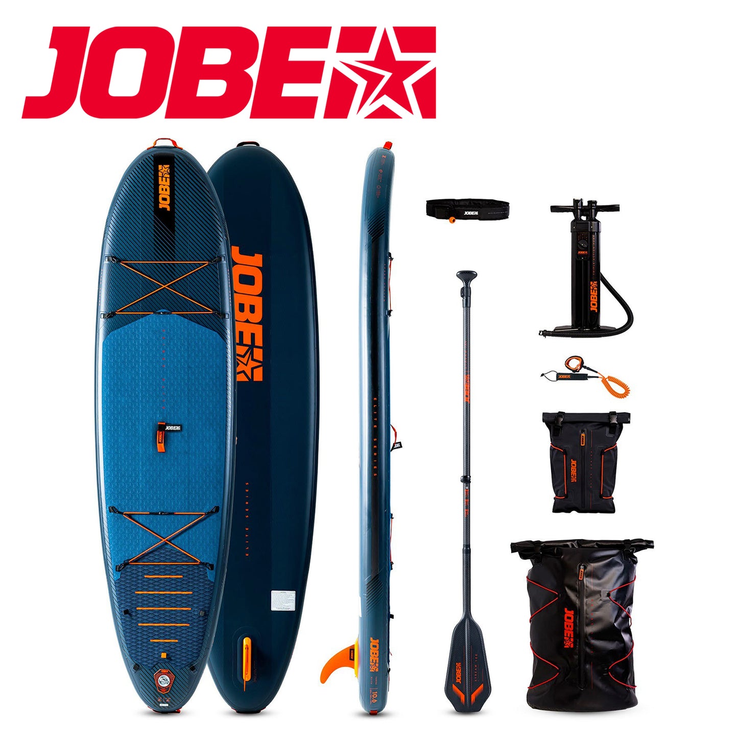 Jobe SUP Stand Up Paddle Board Aero Yarra Elite Aero Yarra Elite SUP Board 10.6 Package Inflatable Full Set 486423011