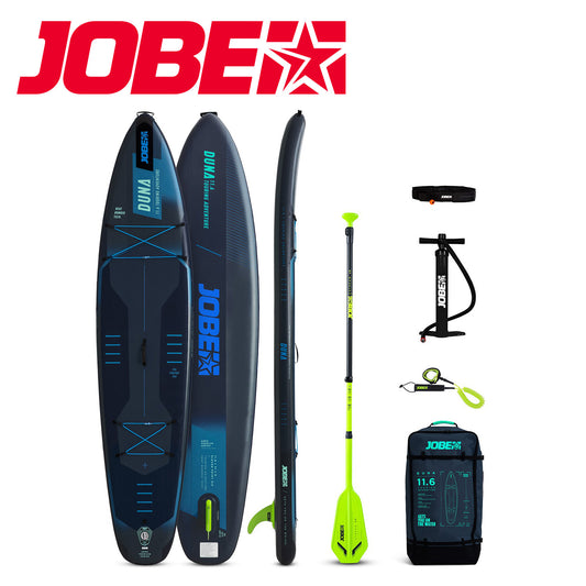 Jobe ジョベ SUP スタンドアップパドルボード Aero Duna エアロ デュナ 11.6パッケージ インフレータブル フルセット ブルー 486425006