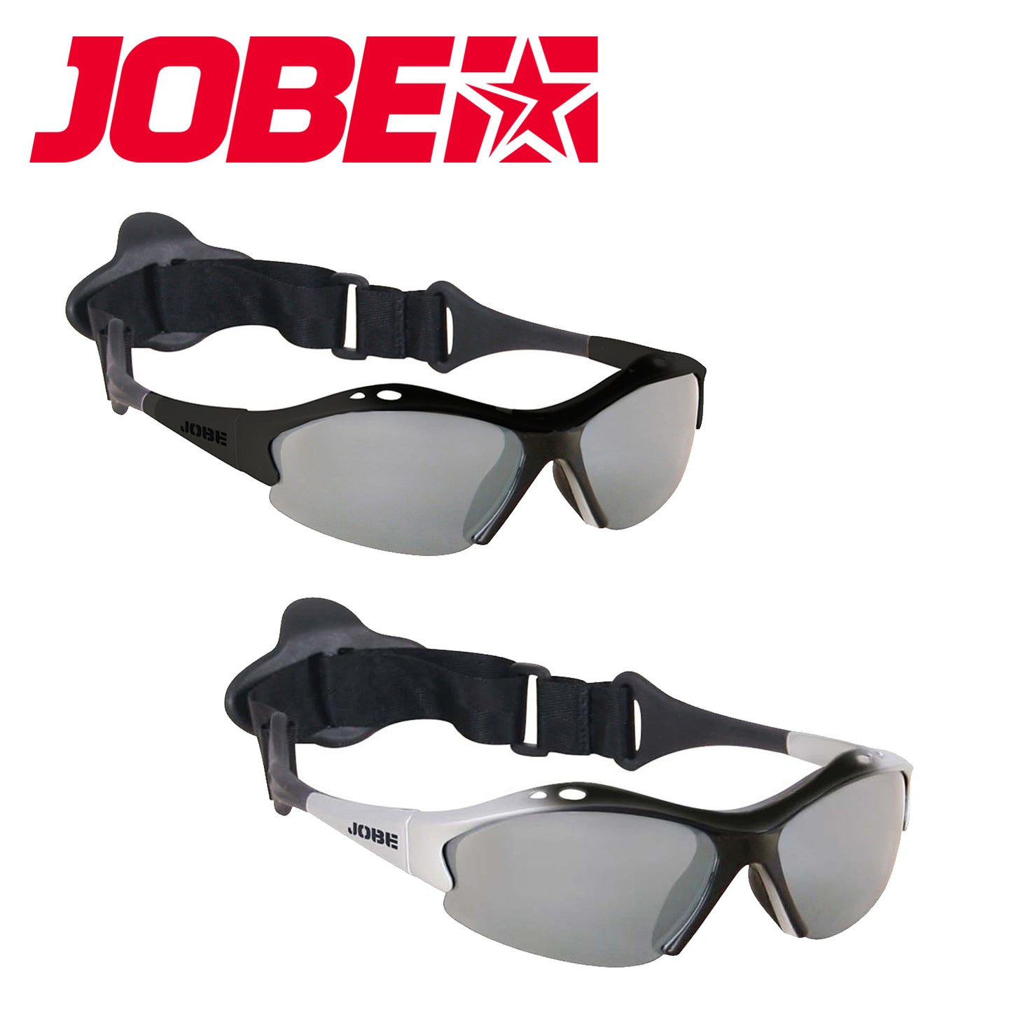 JOBE ジョベ スポーツサングラス マリンゴーグル ブラック シルバー 海外ブランド 426021001 426013002