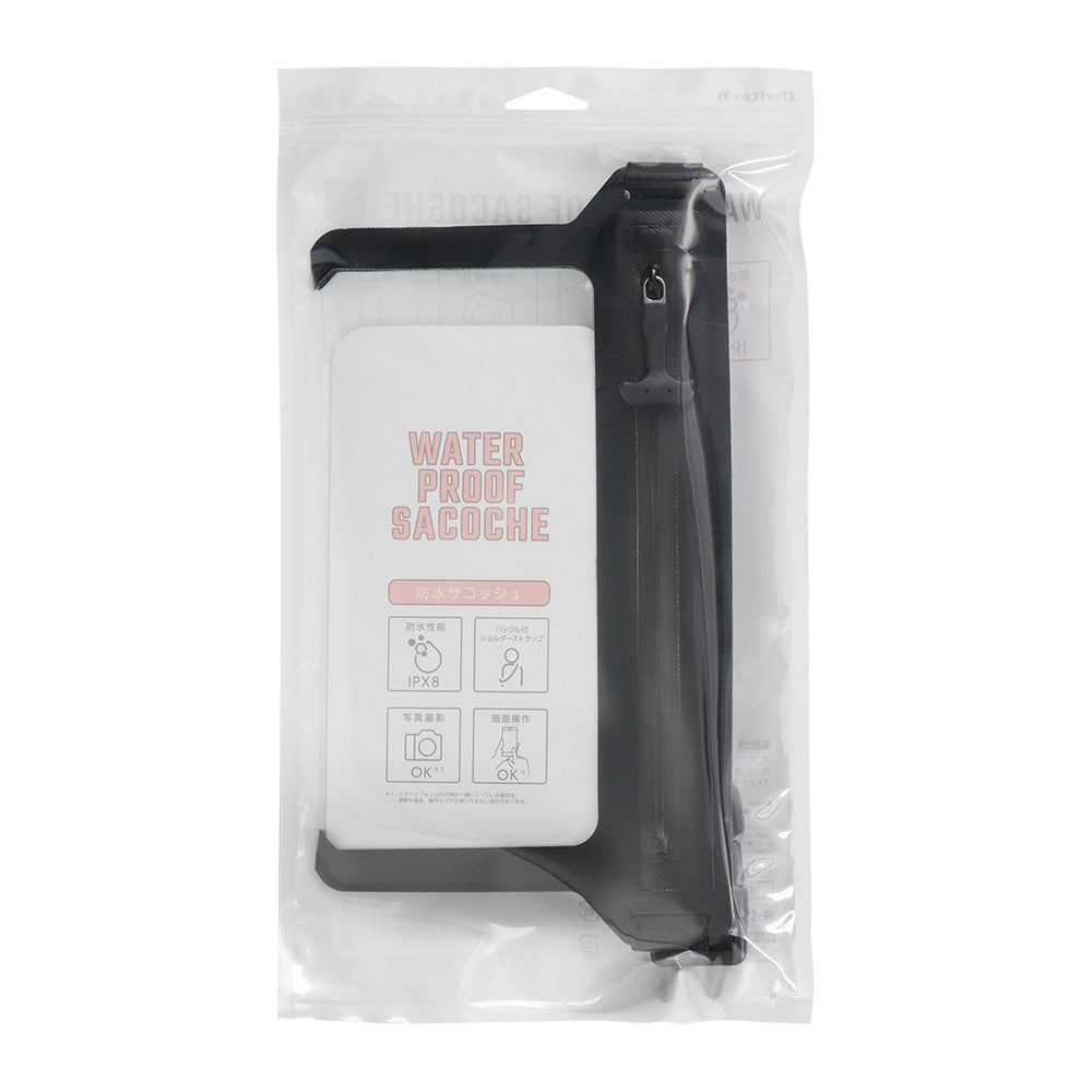 OWLTECH オウルテック 防水サコッシュ 防水・防塵 防水バッグ ショルダー 肩掛け アウトドア マリンスポーツ パスポート コサッシュ  OWL-WPBAGP09