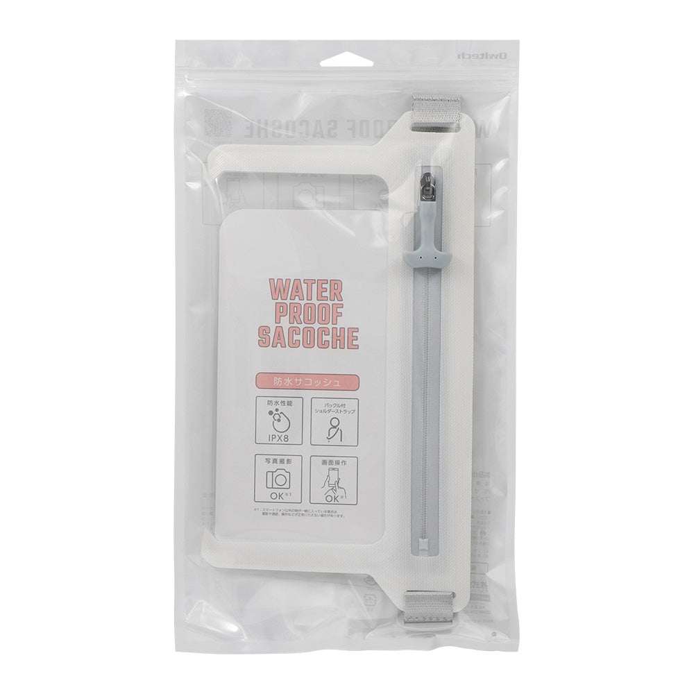 OWLTECH オウルテック 防水サコッシュ 防水・防塵 防水バッグ ショルダー 肩掛け アウトドア マリンスポーツ パスポート コサッシュ  OWL-WPBAGP09