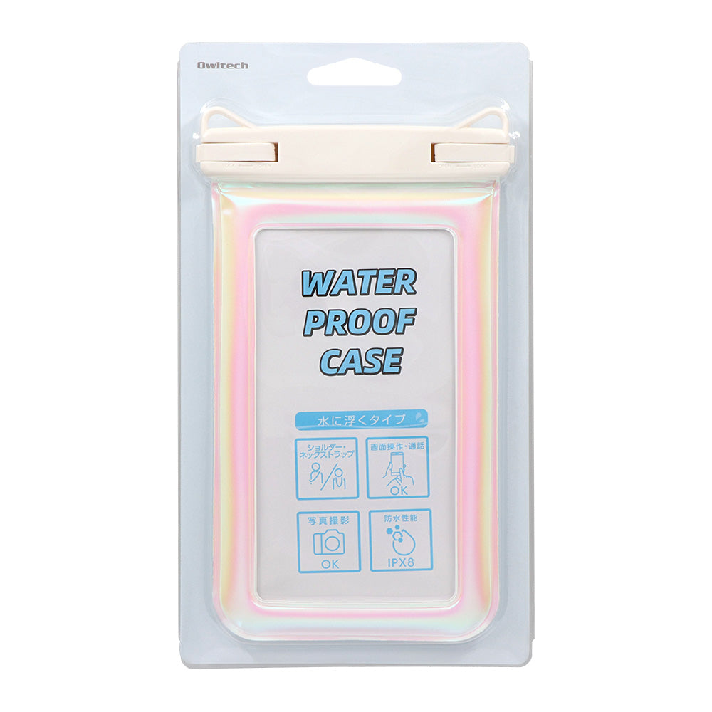 OWLTECH オウルテック 大型スマホОK パールカラー 防水スマホケース ショルダー OWL-WPCSP21 アウトドア マリンスポーツ