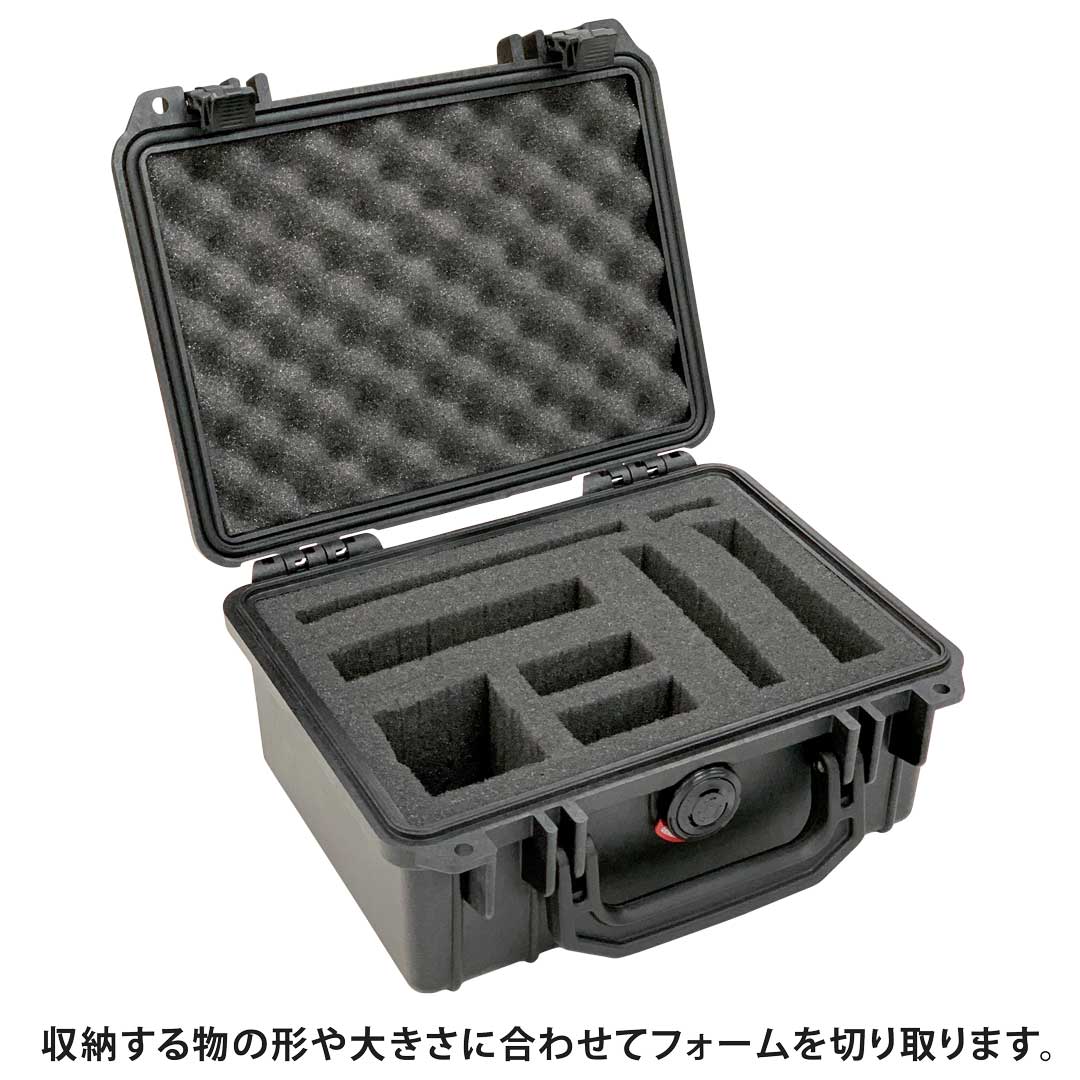 PELICAN ペリカン プロテクターケース 1150 フォーム付 スマホ 防水ケース 防水バッグ 海水浴 PELI-1150F