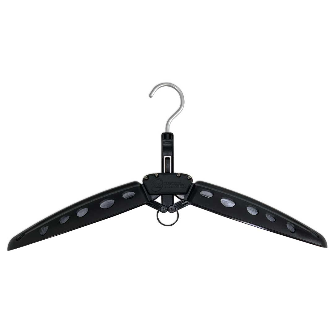 R2 HANGER ショートフック仕様 ハンガー  折りたたみ式ウエットスーツ専用ハンガー WING HANGER ウイングハンガー WETSUITS シーガル フルスーツ セミドライ